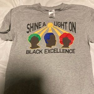 Women’s black power, BLM tee shirt